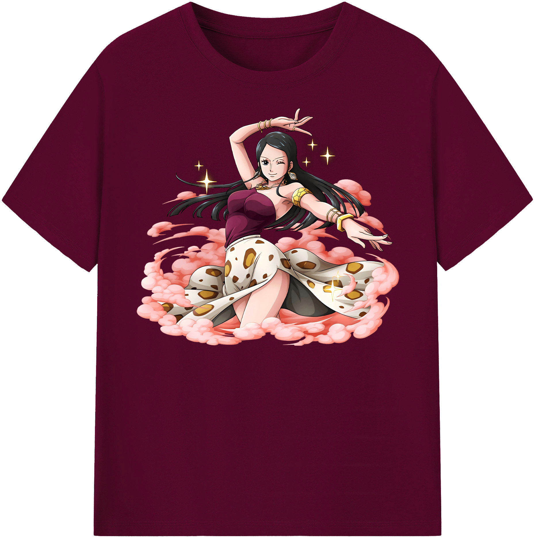ワンピース ニコ・ロビン ONE PIECE Nico Robin レディースカジュアルプリントTシャツ（綿100％）